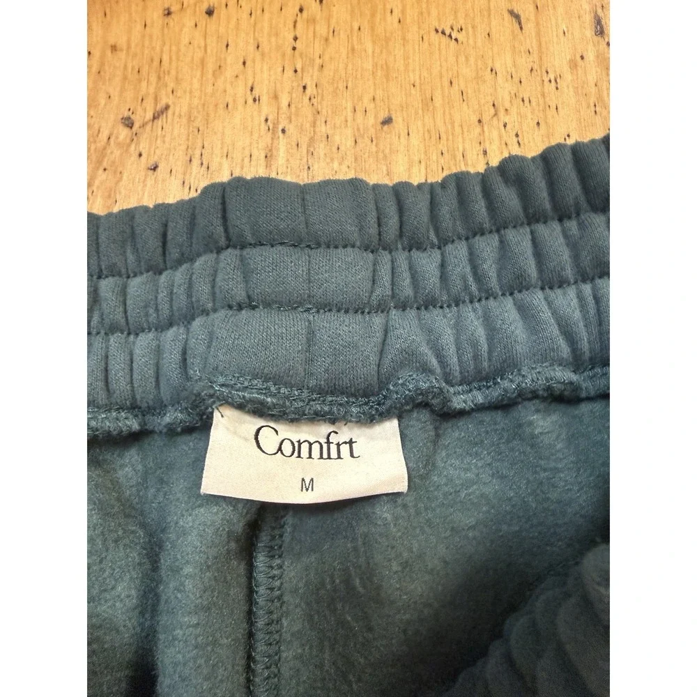 COMFRT Green Heavyweight Set - Hoodie & Sweatpant Joggers Set Size Medium Unisex - Picture 4 of 8